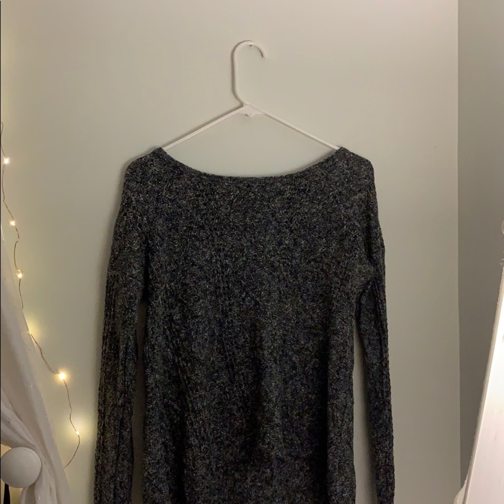 Charcoal gray sweater